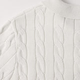 Polo Shirt With Knitted Trim and Knitting