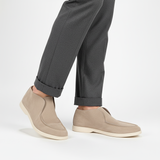 High-top Suede Loafers