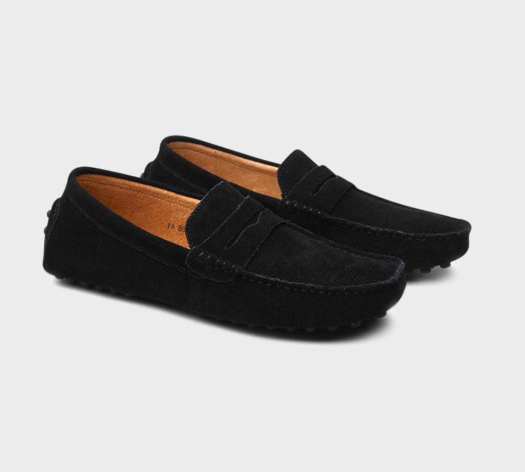 Suede Boat Moccasins