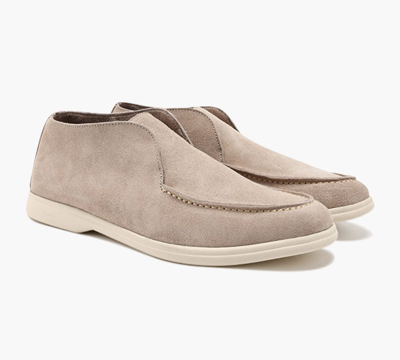 High-top Suede Loafers