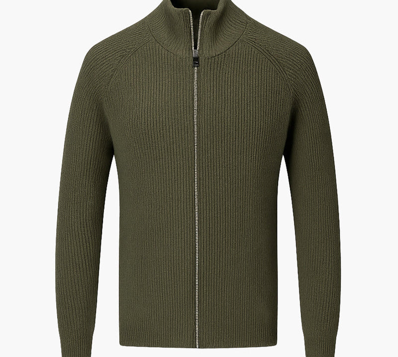 Full Color Woolen Zipper Vest