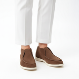 High-top Suede Loafers