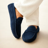 Suede Boat Moccasins
