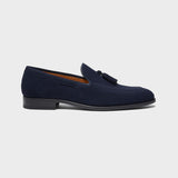Suede Loafers With Tassels