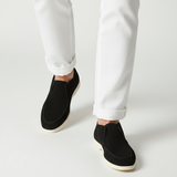 High-top Suede Loafers