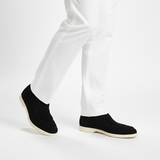 High-top Suede Loafers