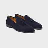 Suede Loafers With Tassels