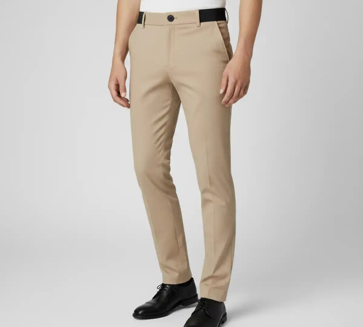 Calças Portofino- Corte Ajustado e Elástico.