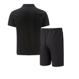 Outliers Zip-Up Polo and Soft Knit Shorts