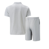 Outliers Zip-Up Polo and Soft Knit Shorts