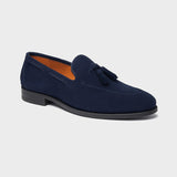 Suede Loafers With Tassels