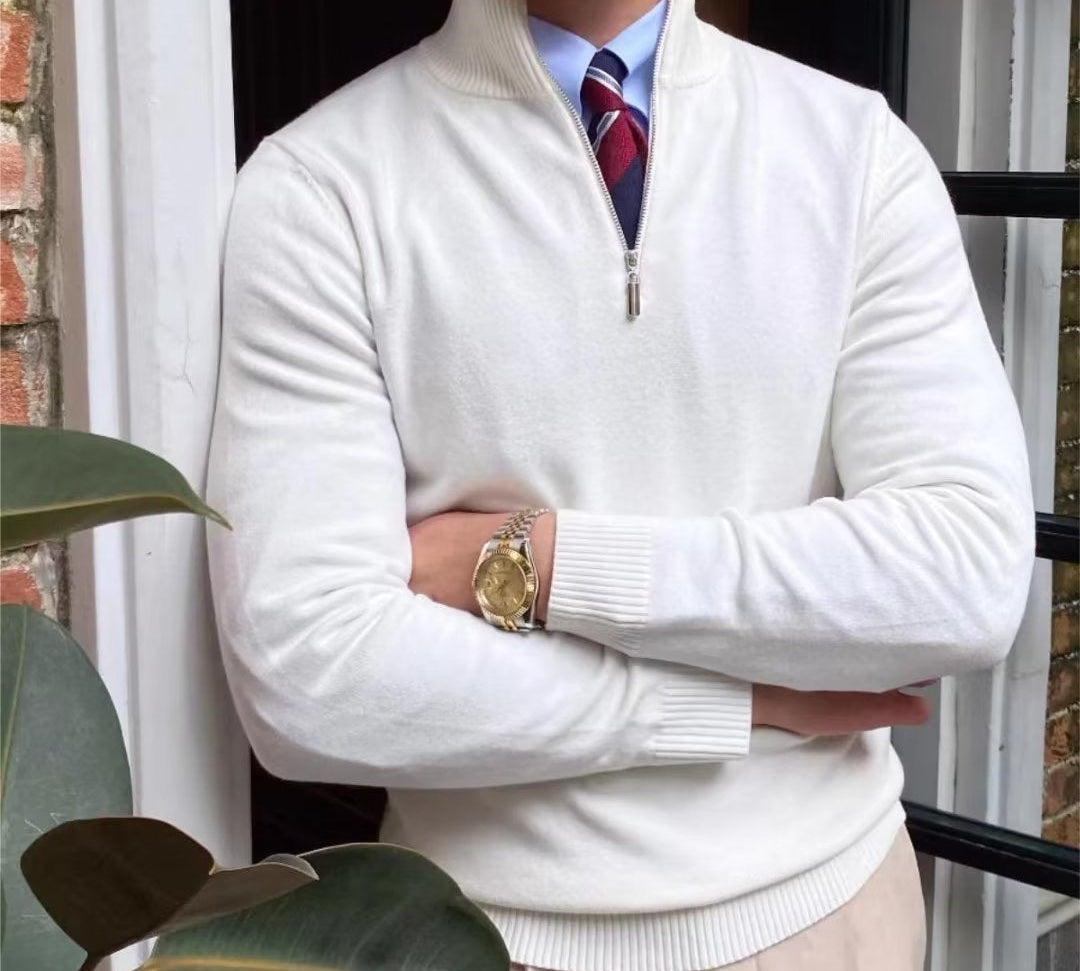 Quarter Zip Sweater