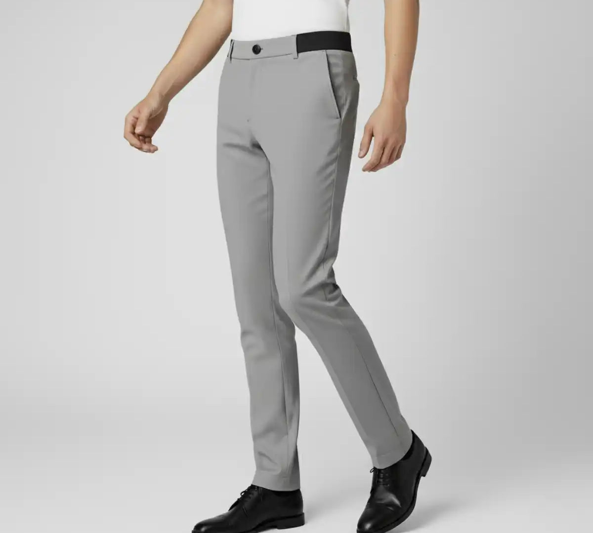 Calças Portofino- Corte Ajustado e Elástico.