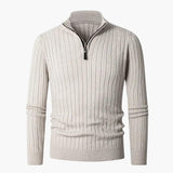 Outliers High-neck Sweater With Half Zip