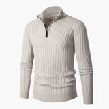 Outliers High-neck Sweater With Half Zip