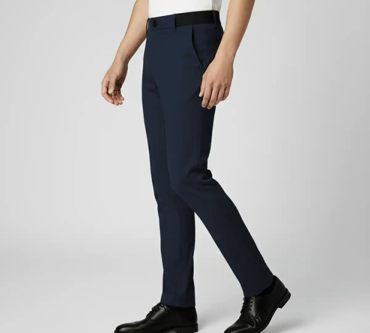 Calças Portofino- Corte Ajustado e Elástico.