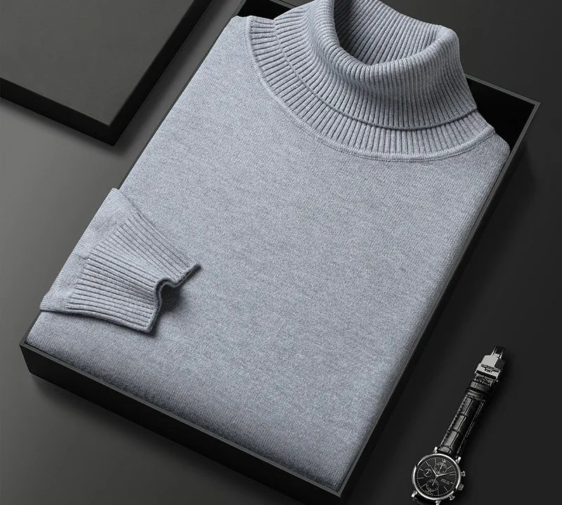 Camisola de Gola Alta- Montclair Cashmere