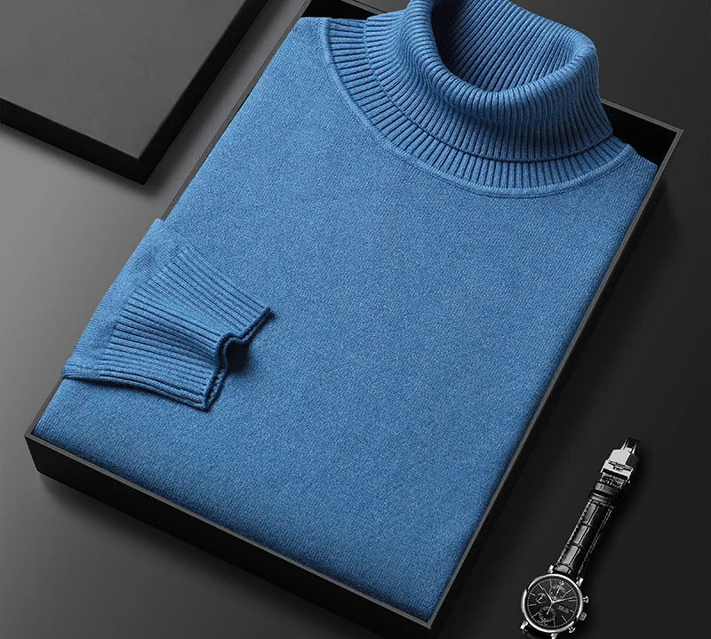 Camisola de Gola Alta- Montclair Cashmere