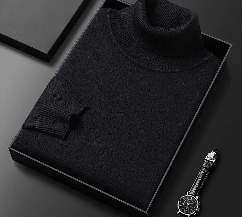 Camisola de Gola Alta- Montclair Cashmere