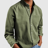 Outliers Cotton Denim Blend Shirt