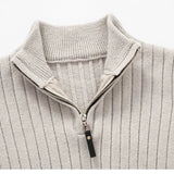 Outliers High-neck Sweater With Half Zip