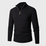 Outliers High-neck Sweater With Half Zip